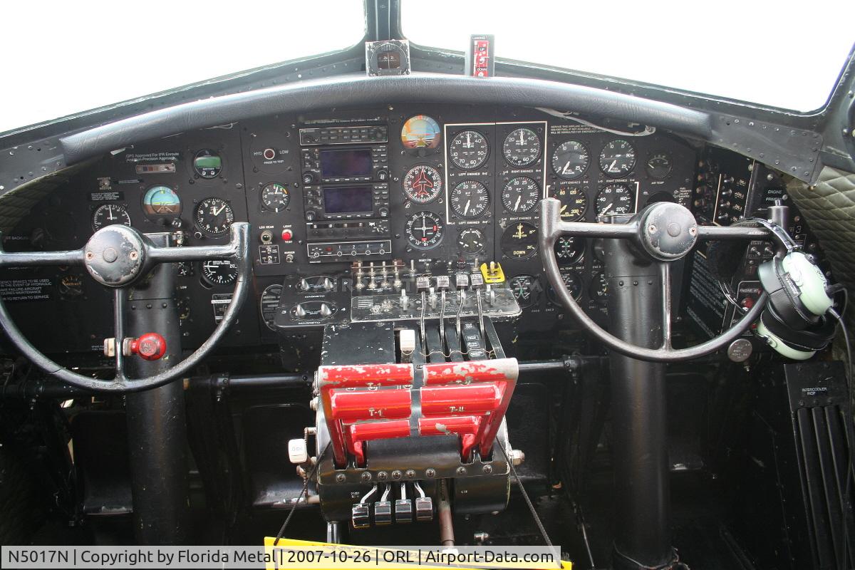 N5017N, 1944 Lockheed/Vega (Boeing) B-17G-105-VE Flying Fortress C/N 8649, cockpit of B-17
