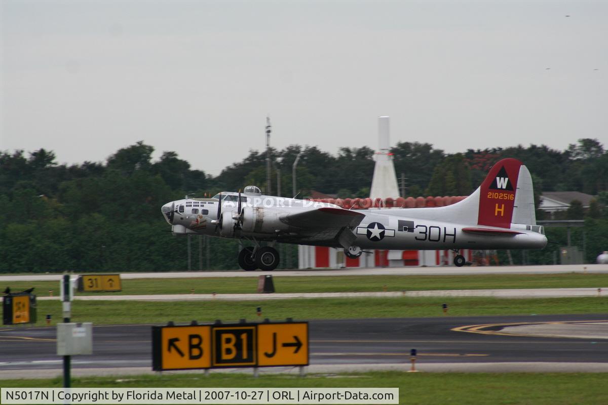 N5017N, 1944 Lockheed/Vega (Boeing) B-17G-105-VE Flying Fortress C/N 8649, Aluminum Overcast