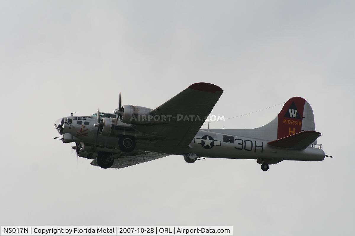 N5017N, 1944 Lockheed/Vega (Boeing) B-17G-105-VE Flying Fortress C/N 8649, Aluminum Overcast