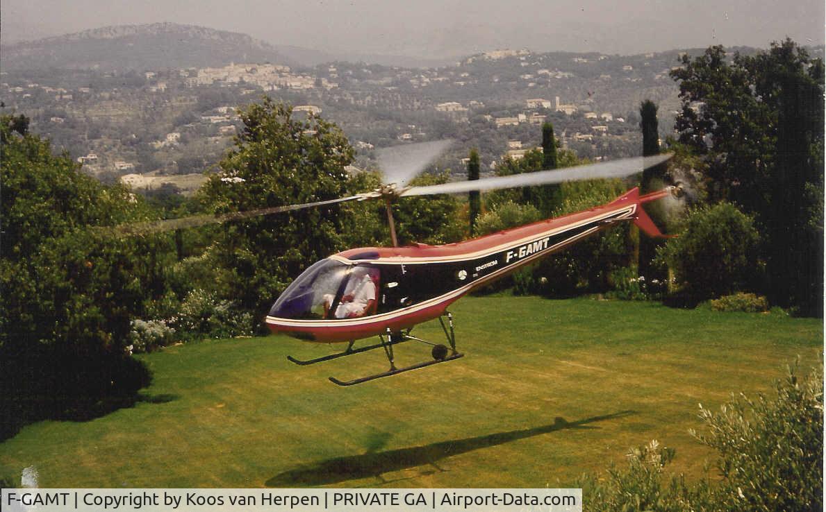 F-GAMT, Enstrom 280C Shark C/N 1062, Helicopter in  Chateauneuf de grasse