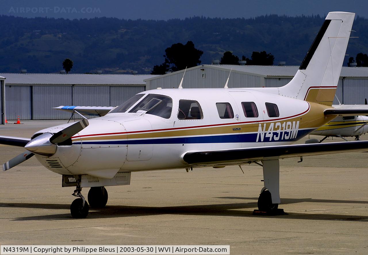 N4319M, 1983 Piper PA-46-310P Malibu C/N 46-8408005, parking at Watsonville