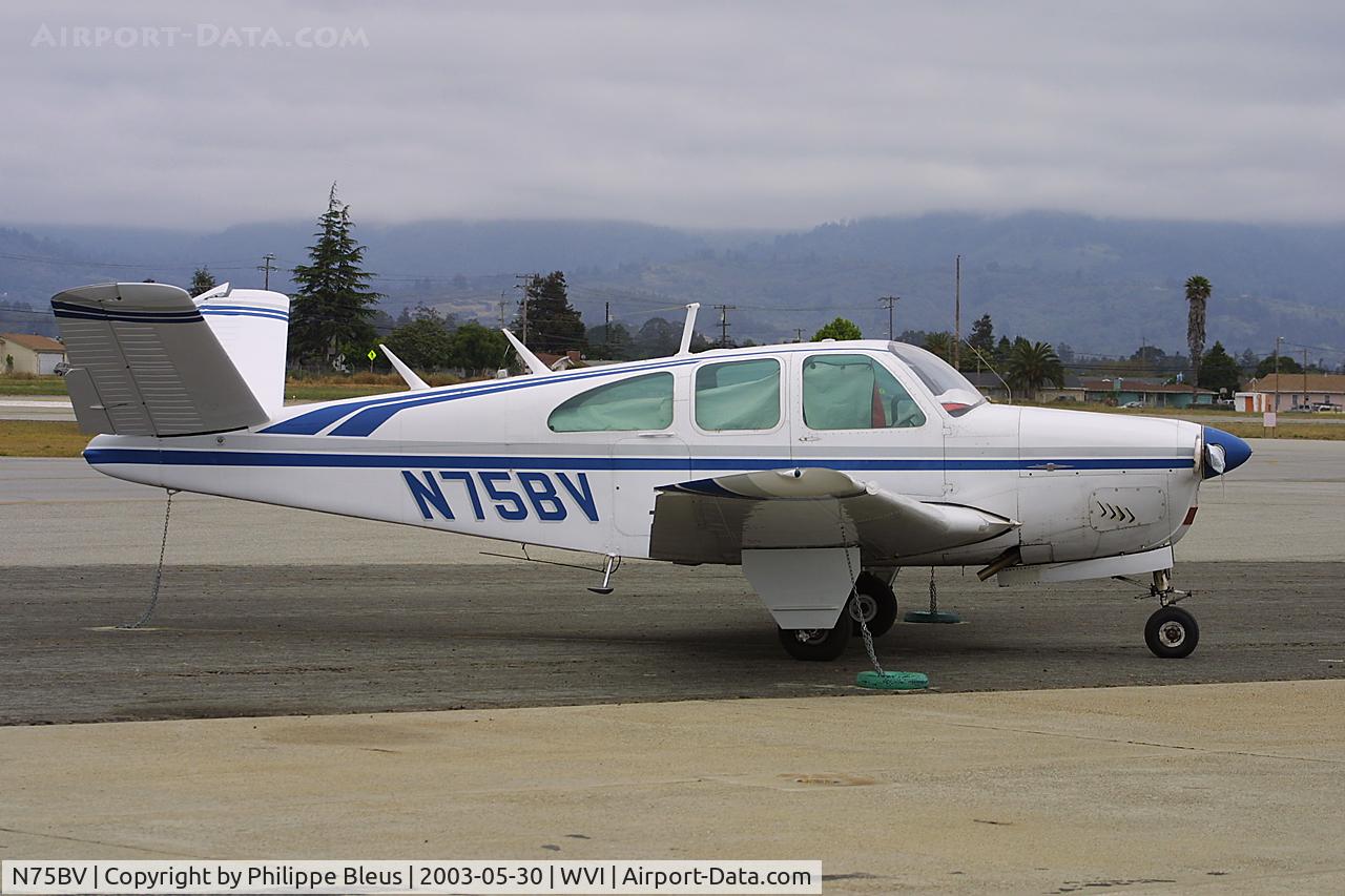 N75BV, 1961 Beech N35 Bonanza C/N D-6752, At parking.