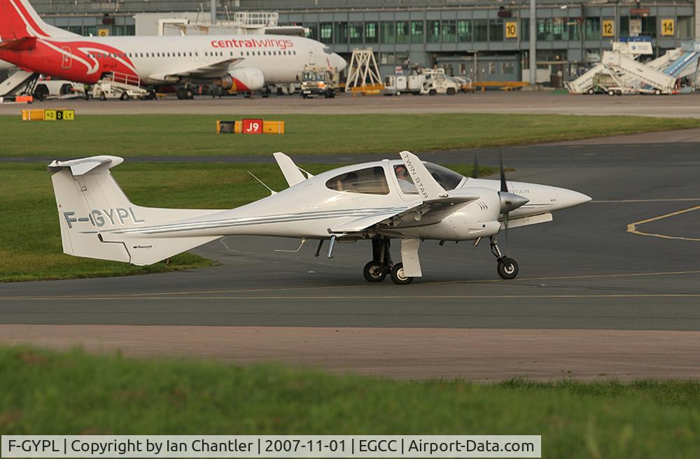 F-GYPL, Diamond DA-42 Twin Star C/N 42.050, A surprise visitor to Manchester