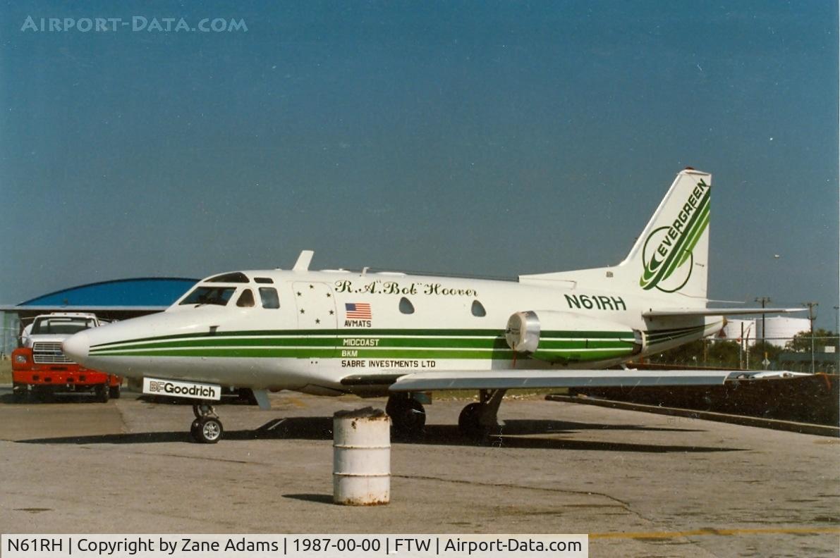 N61RH, 1965 North American NA-265-40 Sabreliner C/N 282-27, Bob Hoover's Sabreliner at Meacham Field