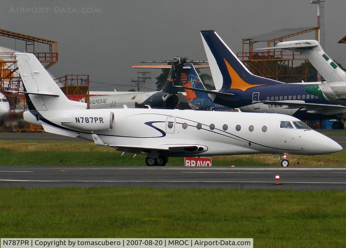 N787PR, 2006 Israel Aircraft Industries Gulfstream 200 C/N 138, Arriving from Venezuela where she is based at.