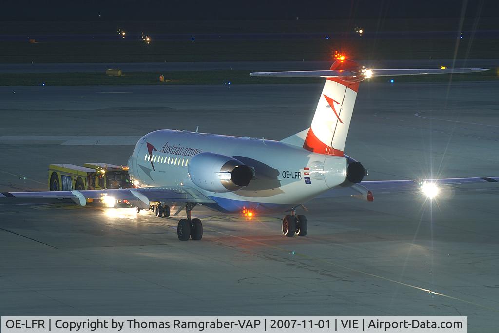 OE-LFR, 1996 Fokker 70 (F-28-0070) C/N 11572, Austrian Arrows Fokker 70