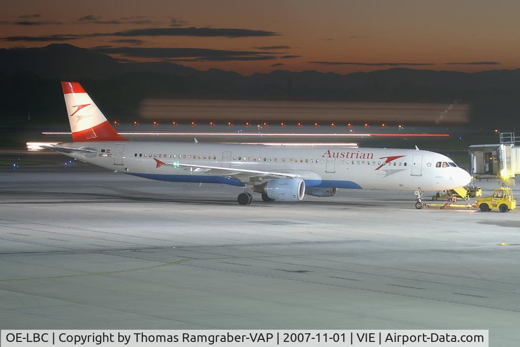 OE-LBC, 1996 Airbus A321-111 C/N 581, Austrian Airlines Airbus A321