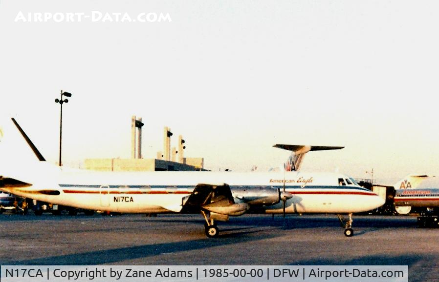 N17CA, 1963 Grumman G-159 Gulfstream 1 C/N 123, Chaparral Airlines in American Eagle paint
