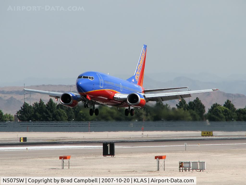 N507SW, 1990 Boeing 737-5H4 C/N 24184, Southwest Airlines / 1990 Boeing 737-5H4