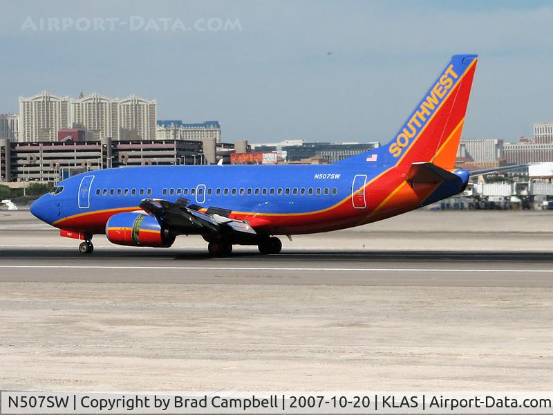 N507SW, 1990 Boeing 737-5H4 C/N 24184, Southwest Airlines / 1990 Boeing 737-5H4 / My 3100th upload!