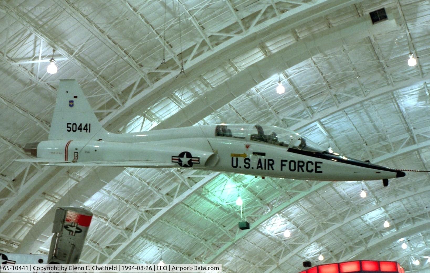 65-10441, 1965 Northrop T-38A-60-NO Talon C/N N.5860, T-38A at the National Museum of the U.S. Air Force, now at Bakersfield, CA