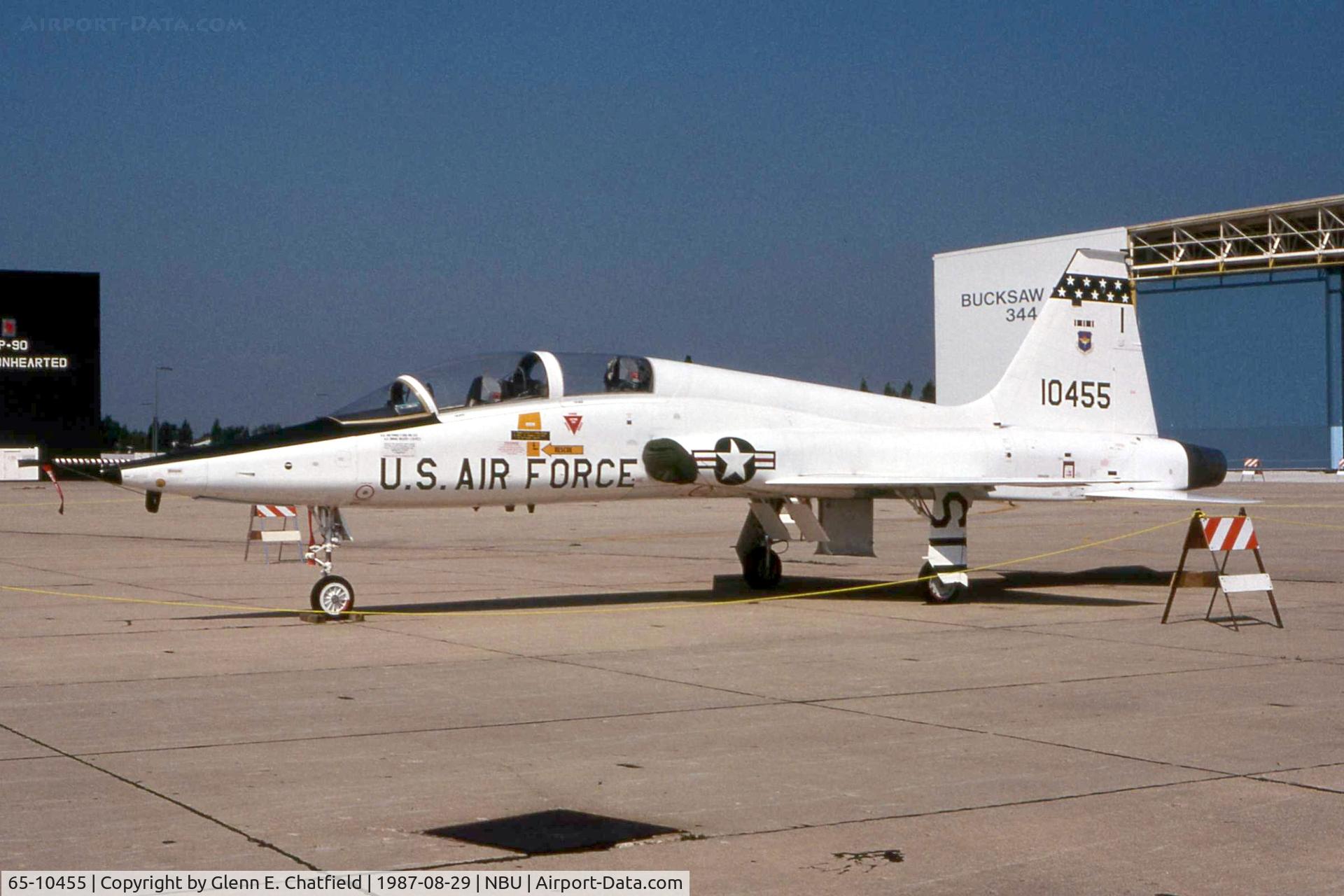 65-10455, 1965 Northrop T-38A-60-NO Talon C/N N.5874, T-38A at the open house