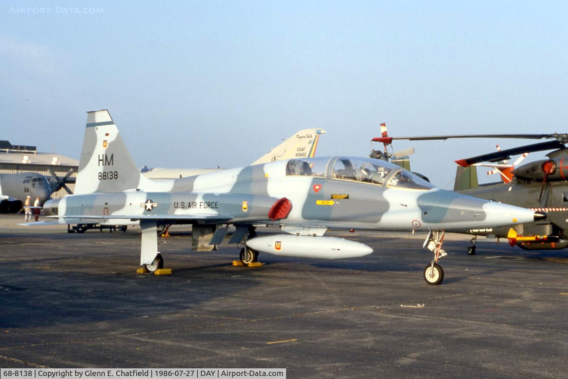 68-8138, 1968 Northrop AT-38B-75-NO Talon C/N T.6143, AT-38B at the Dayton International Air Show.  Probably became T-38C