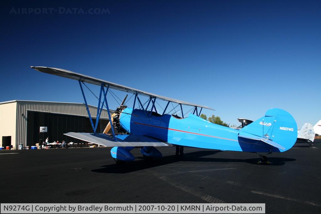 N9274G, 1928 Travel Air 4000 C/N 328, Taken at the EAA Chapter 731 Fall Fly-In.  This airplane was awarded best antique airplane at the fly-in.