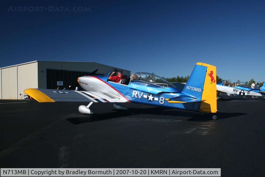 N713MB, 2006 Vans RV-8 C/N 82245, Taken at the EAA Chapter 731 Fall Fly-In.
