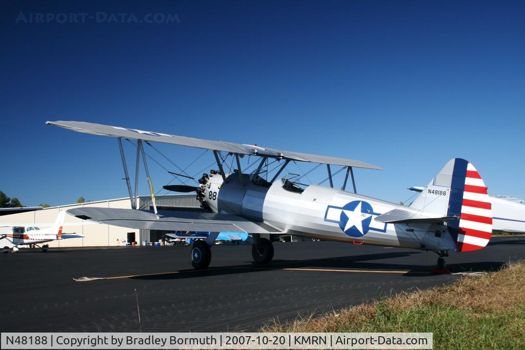 N48188, 1940 Boeing A75N1(PT17) C/N 75-951, Taken at the EAA Chapter 731 Fall Fly-In.