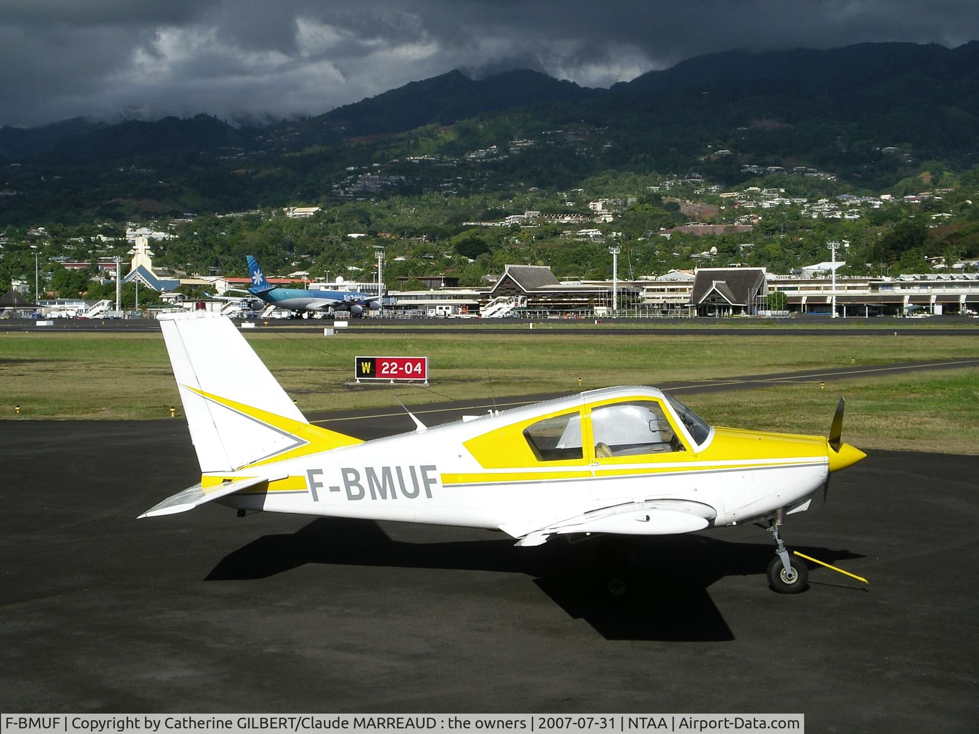 F-BMUF, 1965 Gardan GY-80-160 Horizon C/N 90, Photo with ATN Airbus back side
