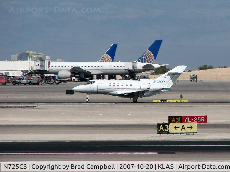 N725CS, 2006 Raytheon Hawker 850XP C/N 258758, 2006 Raytheon Aircraft Company HAWKER 850XP