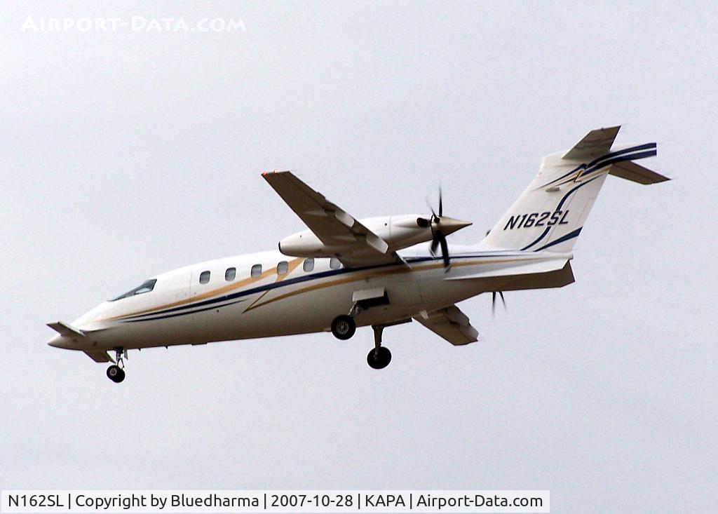 N162SL, 2007 Piaggio P-180 C/N 1130, Approach to 17L