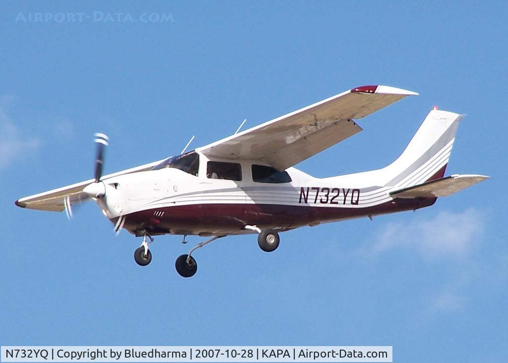 N732YQ, 1977 Cessna T210M Turbo Centurion C/N 21061884, Approach to 17L
