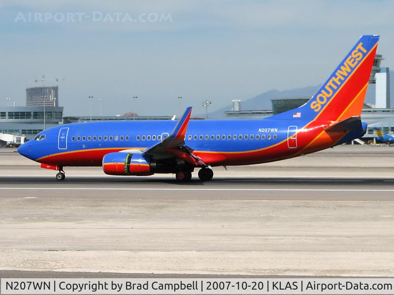 N207WN, 2005 Boeing 737-7H4 C/N 34012, Southwest Airlines / 2005 Boeing 737-7H4