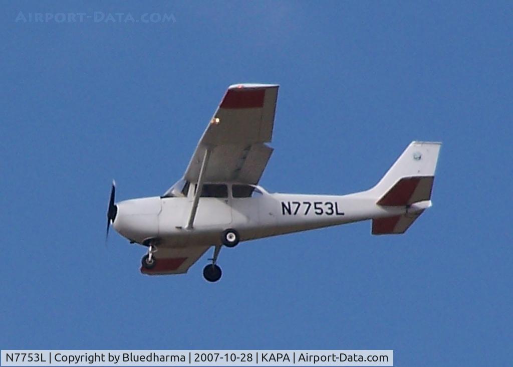 N7753L, 1970 Cessna R172G C/N R1720429, Approach to 17R USAF Academy