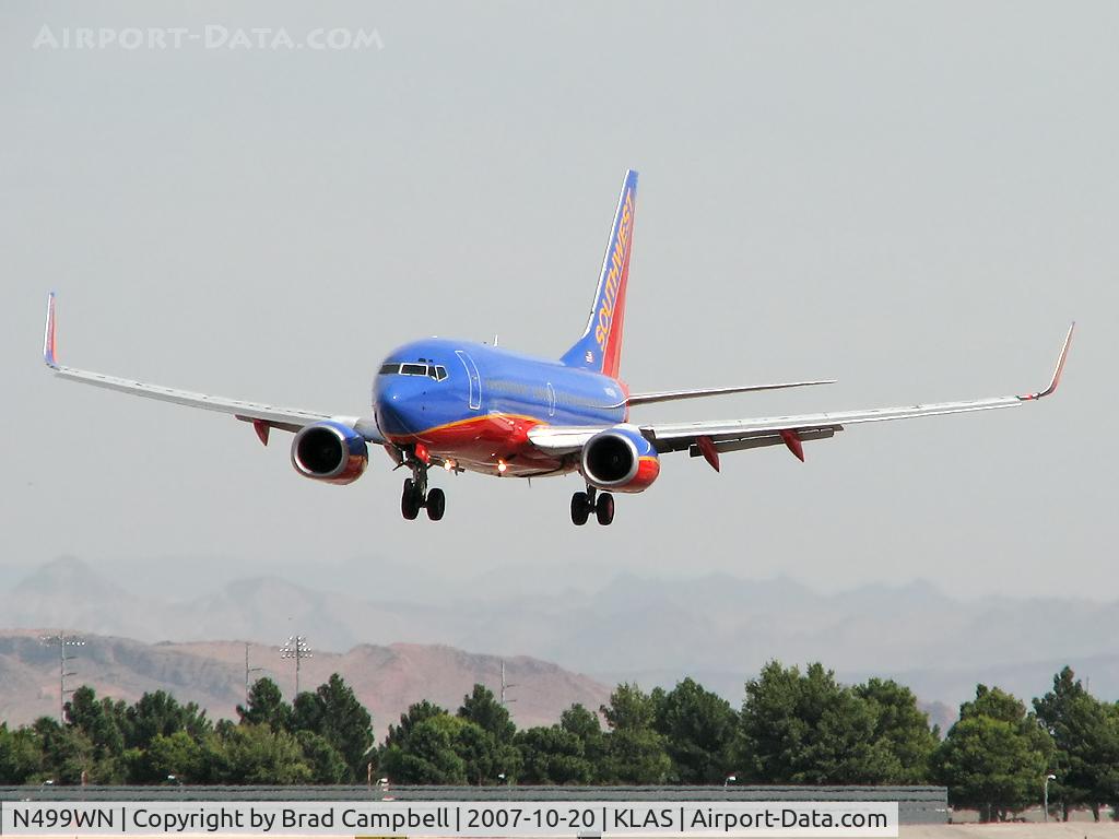 N499WN, 2005 Boeing 737-7H4 C/N 32481, Southwest Airlines / 2005 Boeing 737-7H4