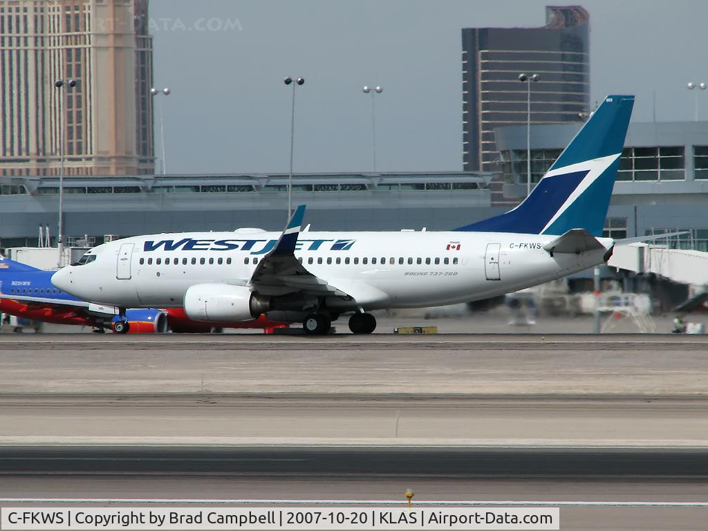 C-FKWS, 2001 Boeing 737-76N C/N 30134, WestJet / 2001 Boeing 737-76N