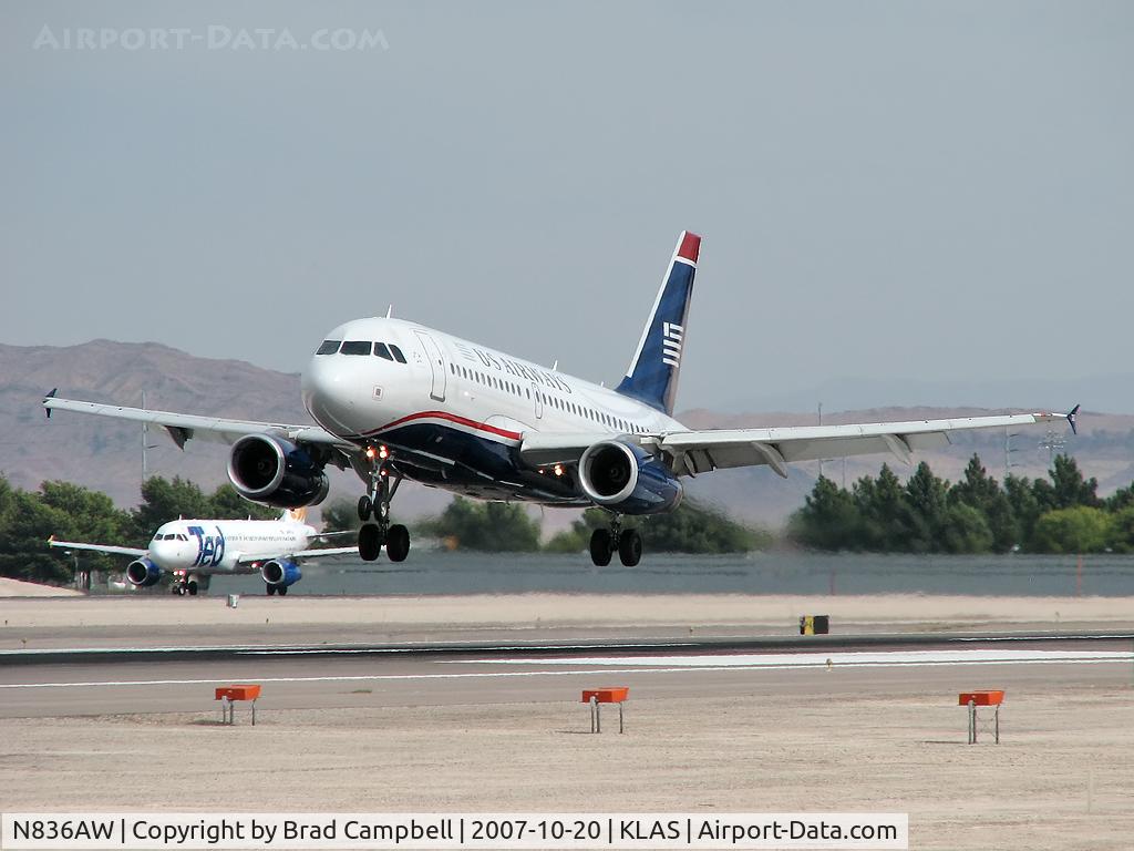 N836AW, 2005 Airbus A319-132 C/N 2570, US Airways / 2005 Airbus A319-132