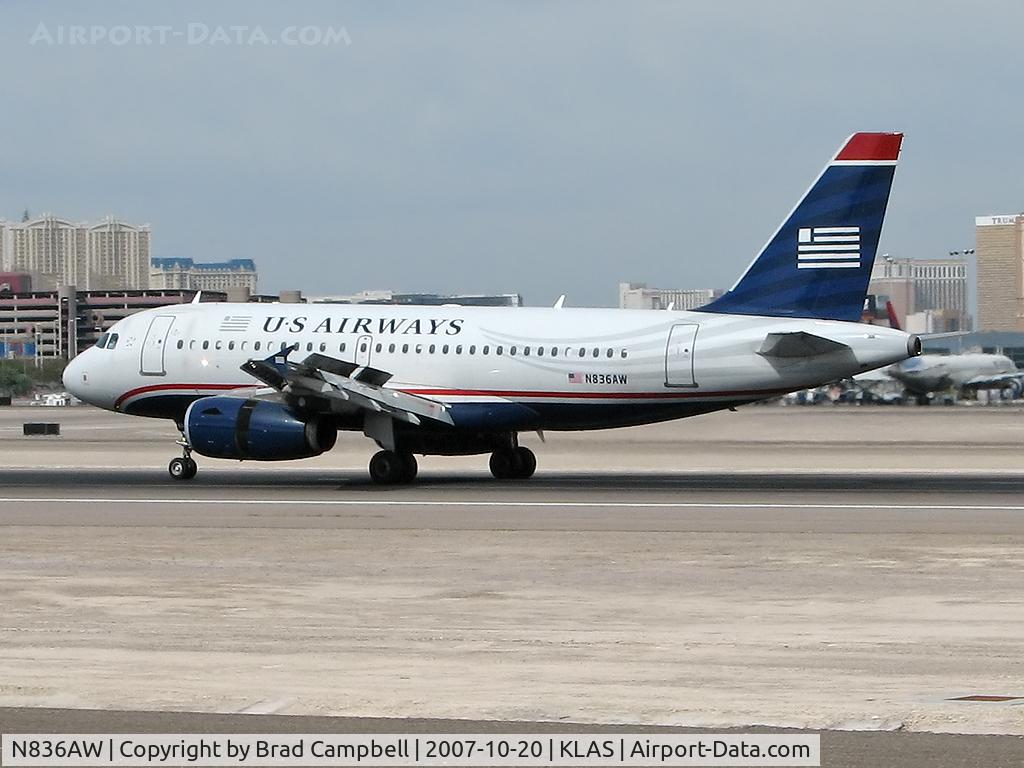 N836AW, 2005 Airbus A319-132 C/N 2570, US Airways / 2005 Airbus A319-132