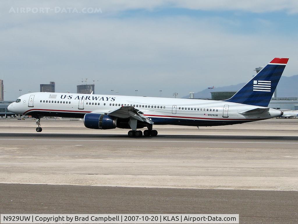 N929UW, 1993 Boeing 757-2B7 C/N 27144, US Airways / 1993 Boeing 757-2B7