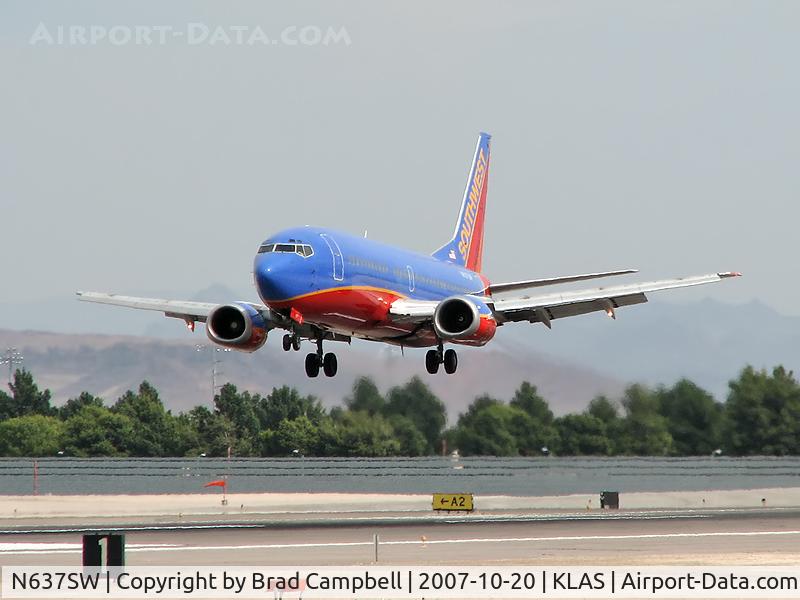N637SW, 1996 Boeing 737-3H4 C/N 27710, Southwest Airlines / 1996 Boeing 737-3H4