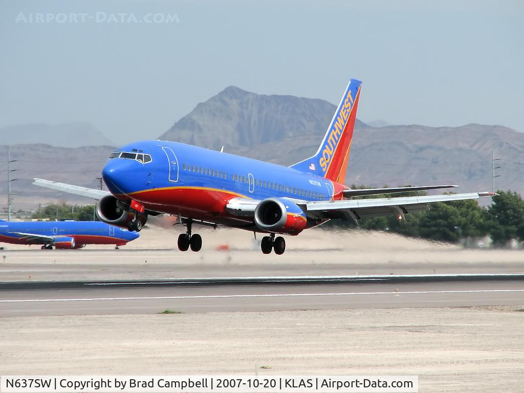 N637SW, 1996 Boeing 737-3H4 C/N 27710, Southwest Airlines / 1996 Boeing 737-3H4