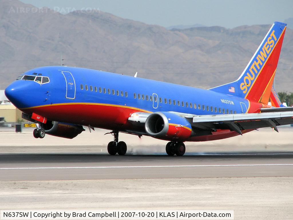 N637SW, 1996 Boeing 737-3H4 C/N 27710, Southwest Airlines / 1996 Boeing 737-3H4