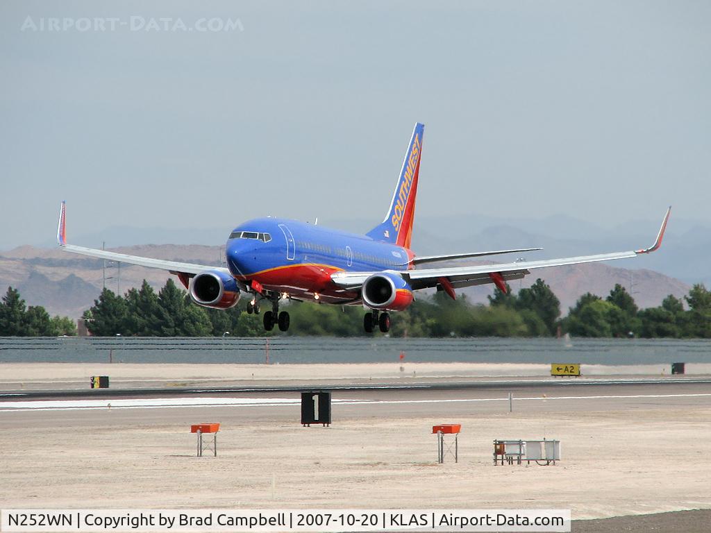 N252WN, 2006 Boeing 737-7H4 C/N 34973, Southwest Airlines / 2006 Boeing 737-7H4
