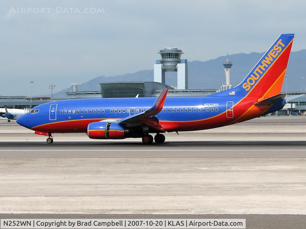 N252WN, 2006 Boeing 737-7H4 C/N 34973, Southwest Airlines / 2006 Boeing 737-7H4