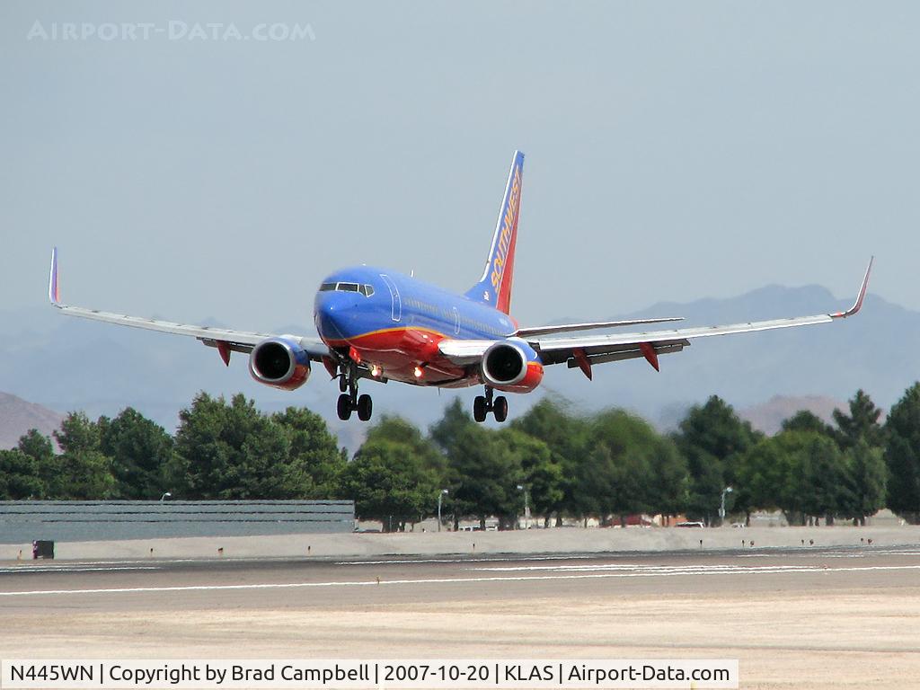 N445WN, 2003 Boeing 737-7H4 C/N 29841, Southwest Airlines / 2003 Boeing 737-7H4