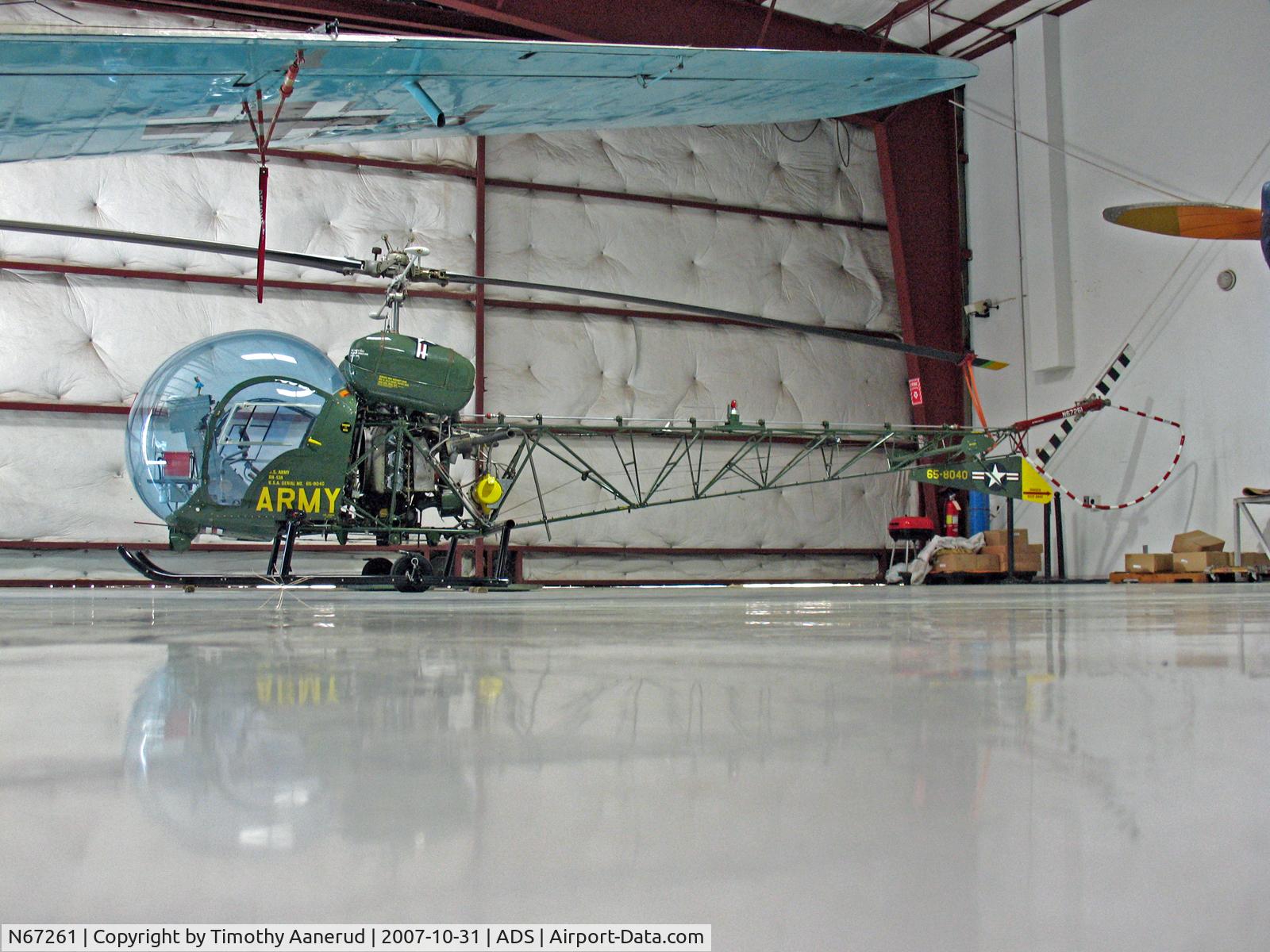 N67261, 1965 Bell TH-13T Sioux Sioux C/N 3473 (65-8040), Bell OH-13H, Cavanaugh Flight Musueum, 65-8040