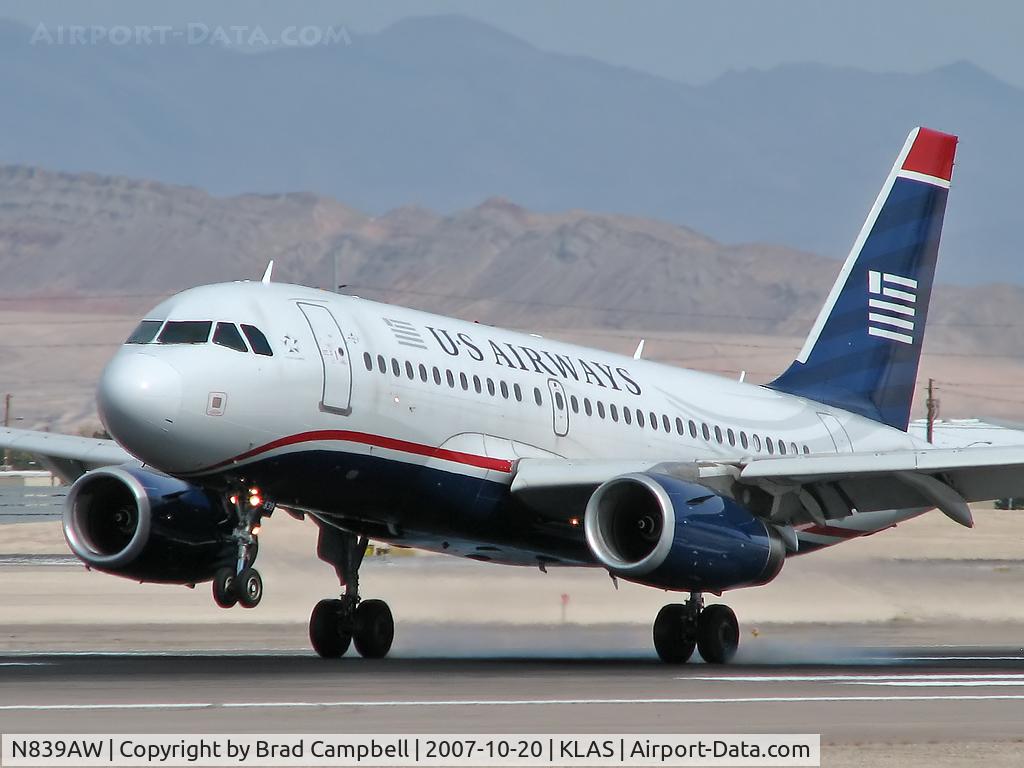 N839AW, 2006 Airbus A319-132 C/N 2669, US Airways / 2006 Airbus A319-132