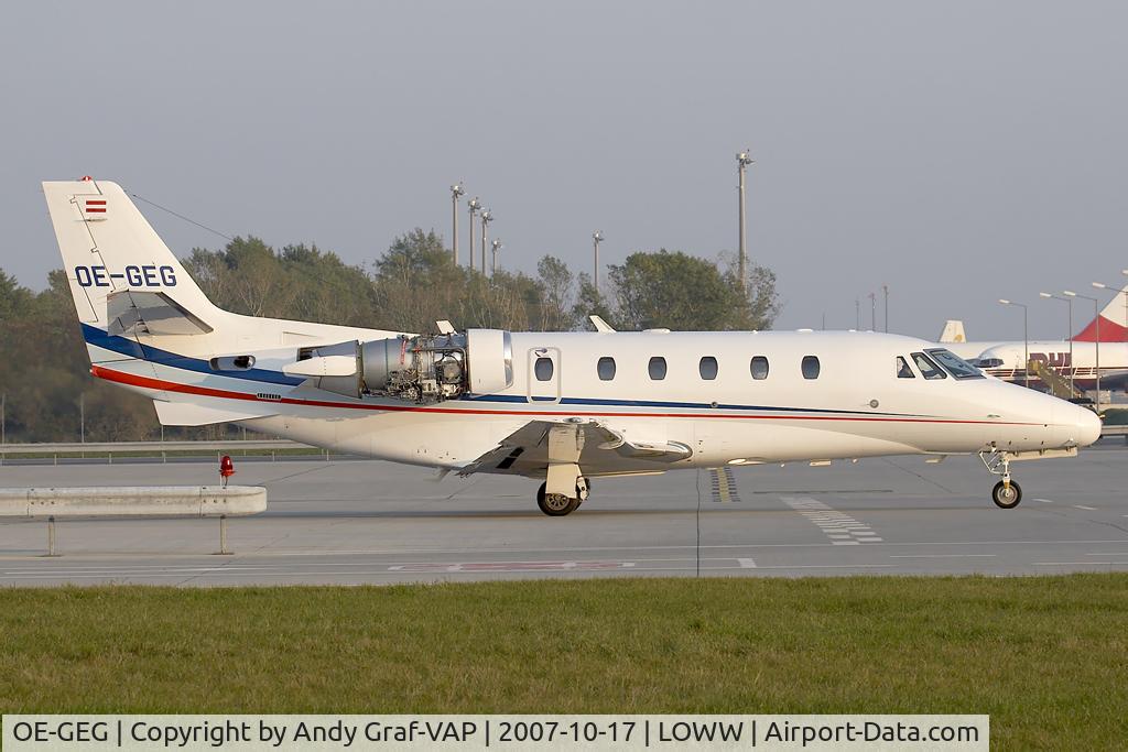 OE-GEG, 2004 Cessna 560XLS Citation Excel C/N 560-5529, Jet Alliance C560