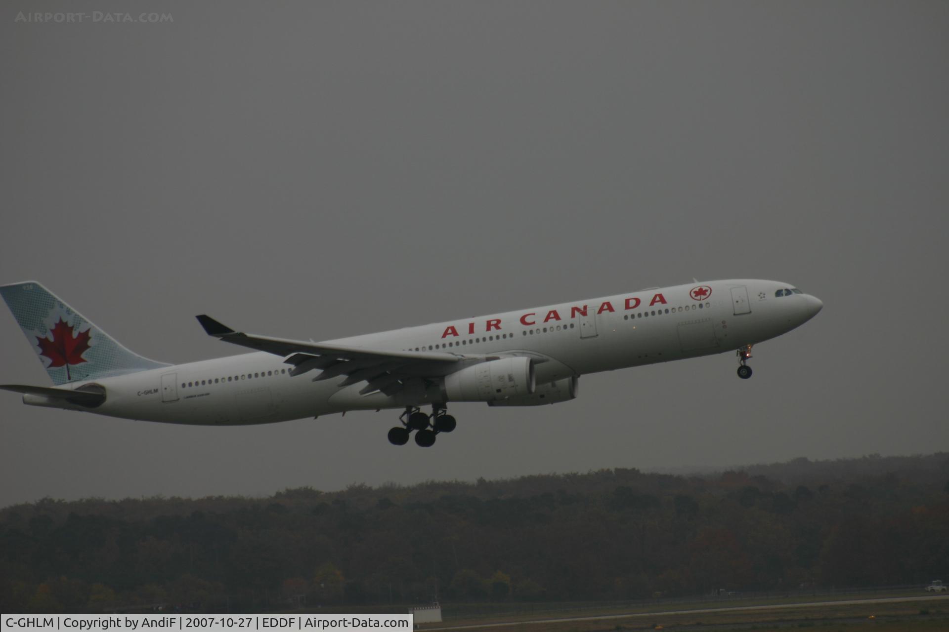 C-GHLM, 2001 Airbus A330-343 C/N 0419, White Body