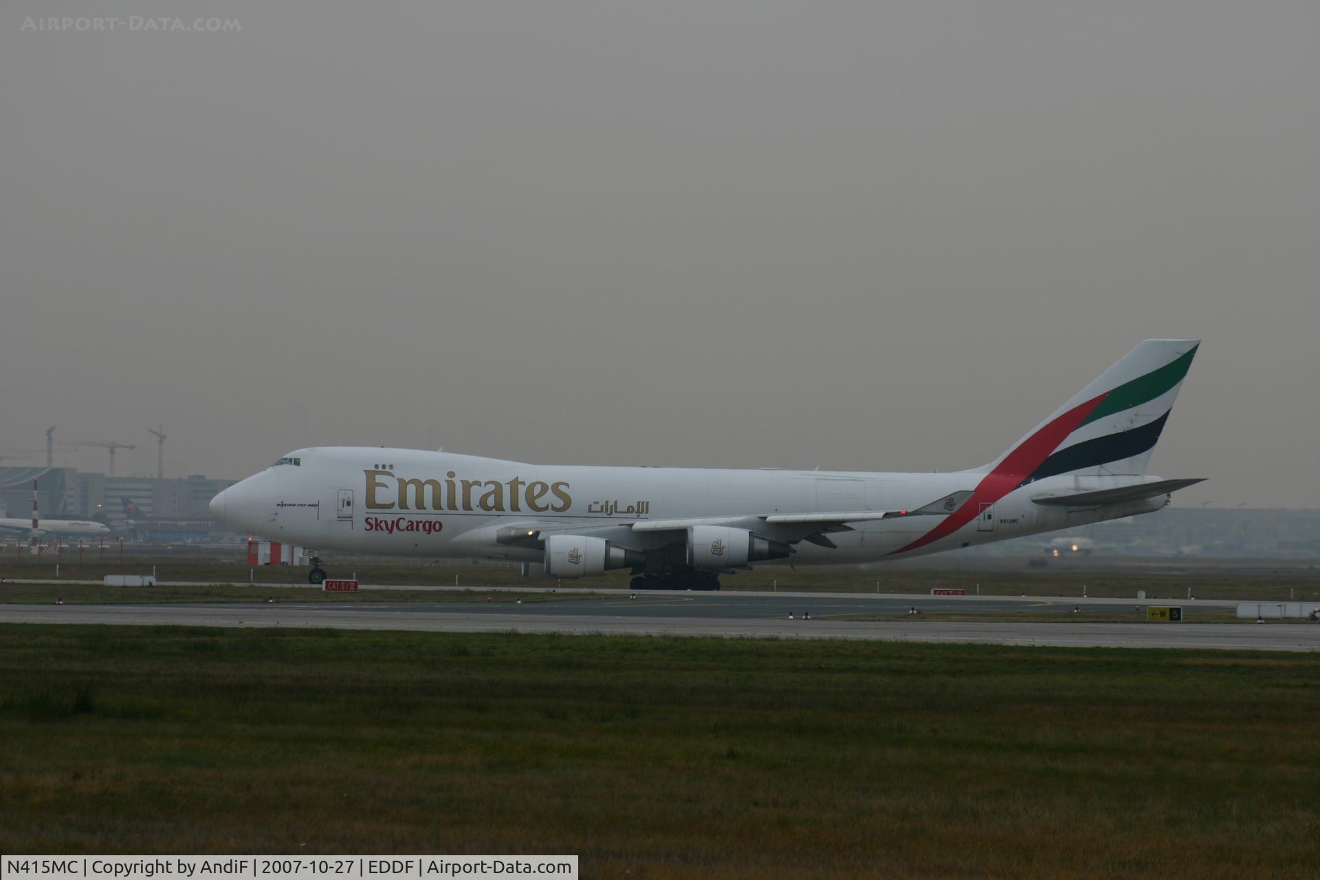 N415MC, 2002 Boeing 747-47UF C/N 32837, White Body