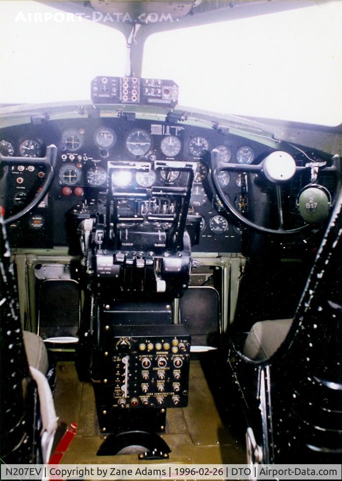 N207EV, 1944 Boeing B-17G Flying Fortress C/N 44-83785, Evergreen B-17 at Denton for an engine change
