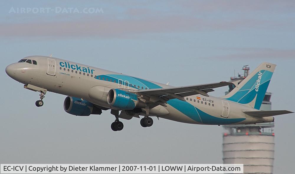 EC-ICV, 1992 Airbus A320-211 C/N 312, CLICKAIR  A320