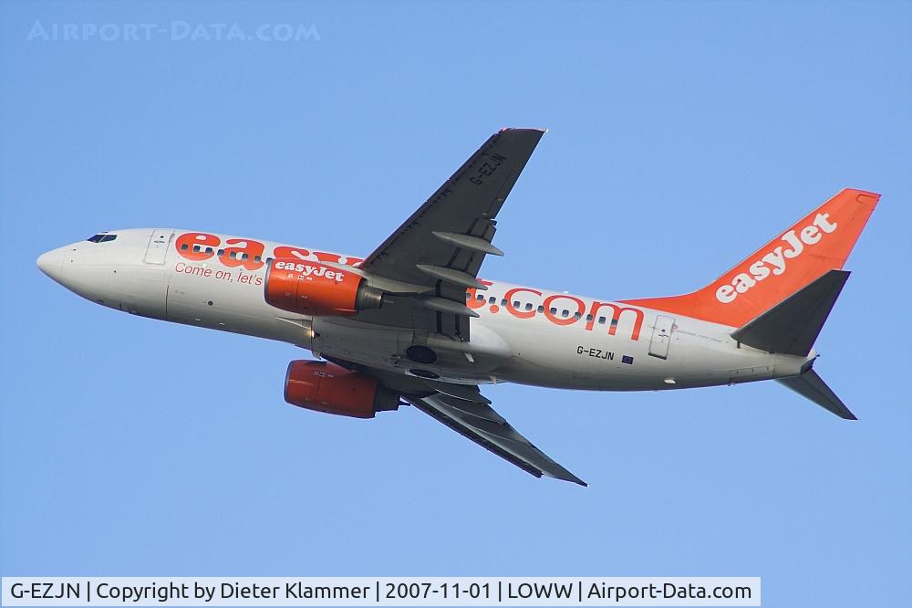 G-EZJN, 2002 Boeing 737-73V C/N 30249, EASYJET  Boeing 737 new Carrier in Vienna