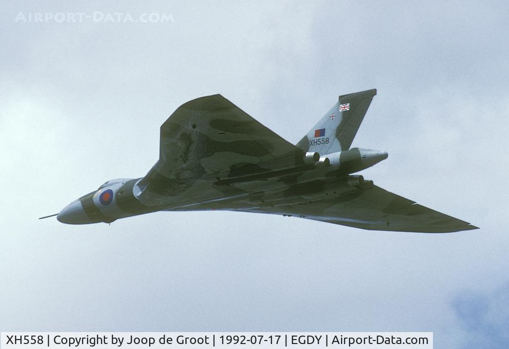 XH558, 1960 Avro Vulcan B.2 C/N Set 12, No, not a recent picture of this Vulcan, but oine when it was still in RAF service with the Vulcan Display Flight.