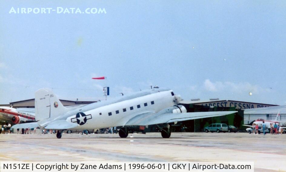 N151ZE, 1944 Douglas DC-3 C/N 50783, CAF R4D at Arlington Open House