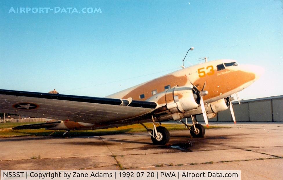 N53ST, 1943 Douglas DC3C (C-47A-20-DL) C/N 9380, At Wiley Post