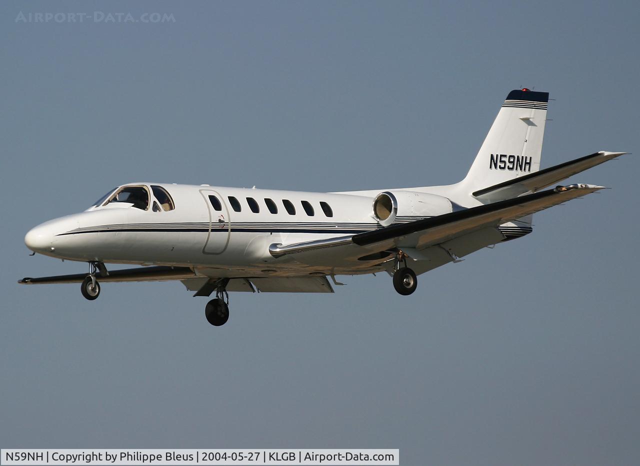 N59NH, 1991 Cessna 560 C/N 560-0139, landing on rwy 30.