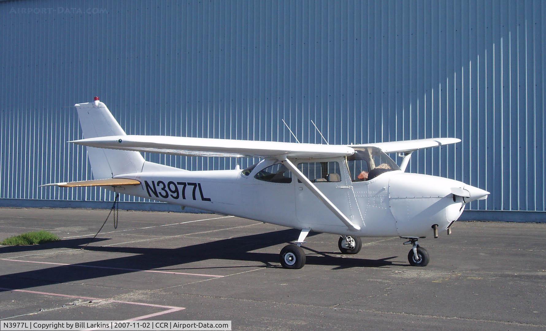 N3977L, 1966 Cessna 172G C/N 17254146, Nice background for a white airplane.